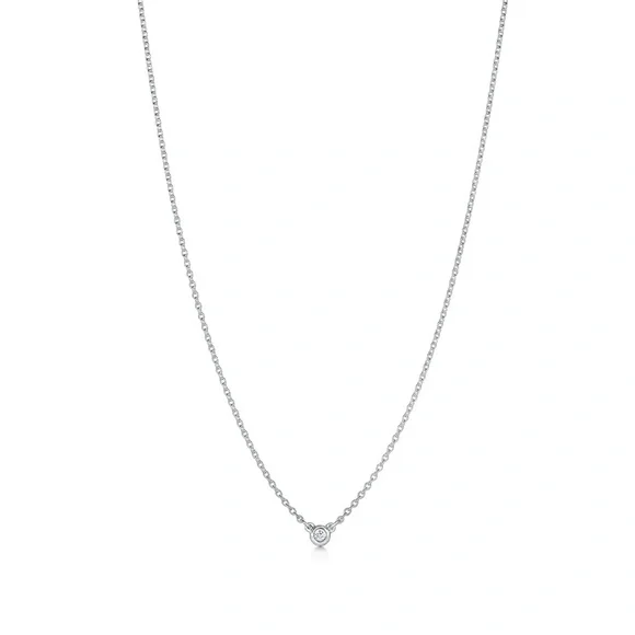 Tiffany 925 diamond necklace by elsa peretti - Picture 1 of 8